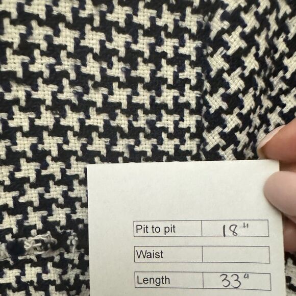 Zara Frilled Tweed Houndstooth  Dress - Picture 10 of 10